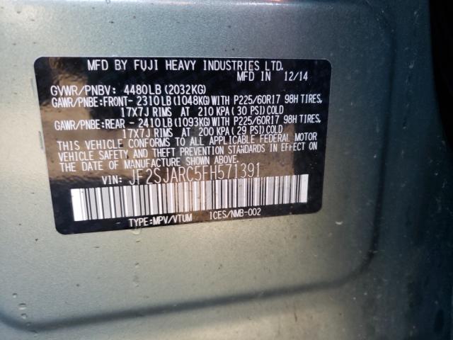 Photo 9 VIN: JF2SJARC5FH571391 - SUBARU FORESTER 2 