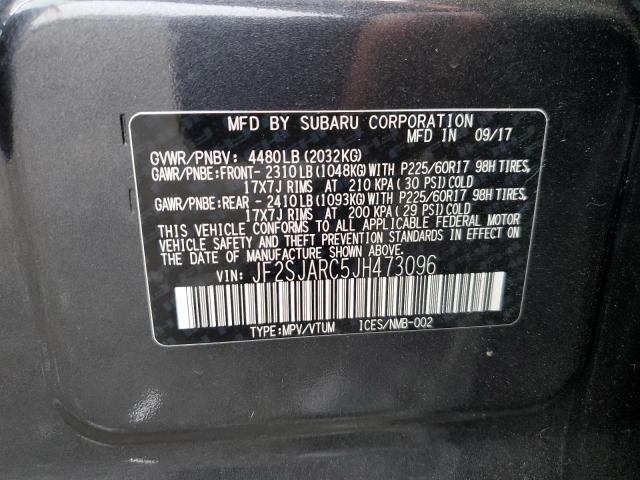 Photo 9 VIN: JF2SJARC5JH473096 - SUBARU FORESTER 2 