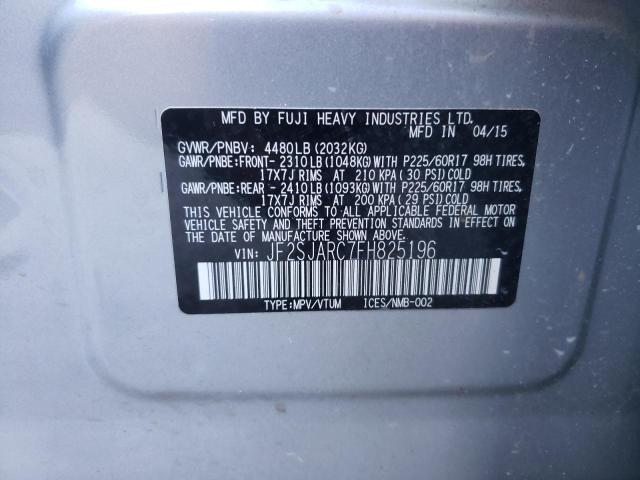 Photo 9 VIN: JF2SJARC7FH825196 - SUBARU FORESTER 2 