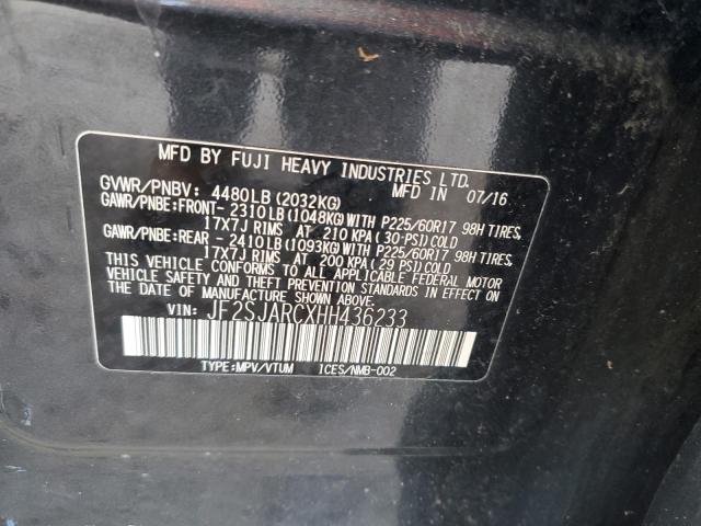 Photo 12 VIN: JF2SJARCXHH436233 - SUBARU FORESTER 