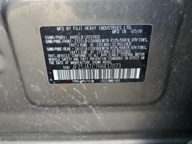 Photo 11 VIN: JF2SJATC7HH437073 - SUBARU FORESTER 2 