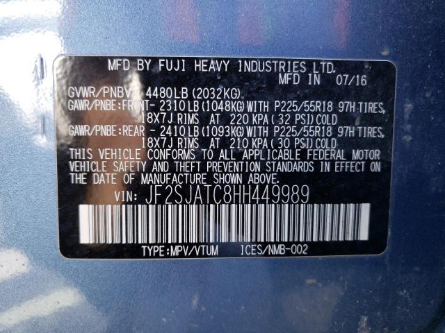 Photo 13 VIN: JF2SJATC8HH449989 - SUBARU FORESTER 