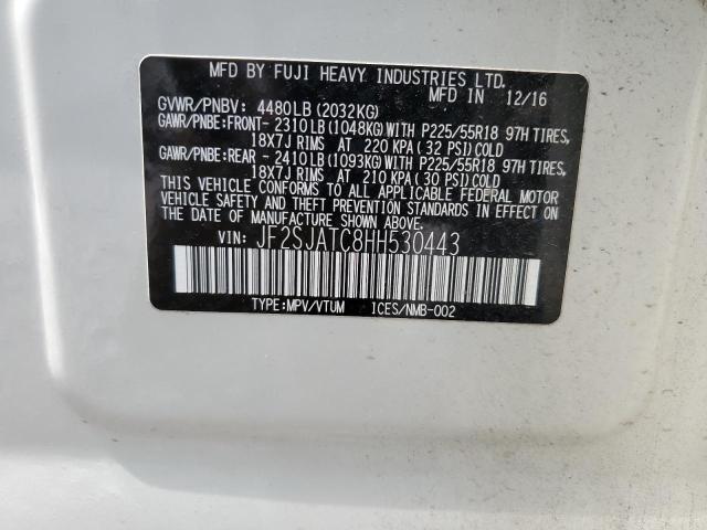 Photo 12 VIN: JF2SJATC8HH530443 - SUBARU FORESTER 