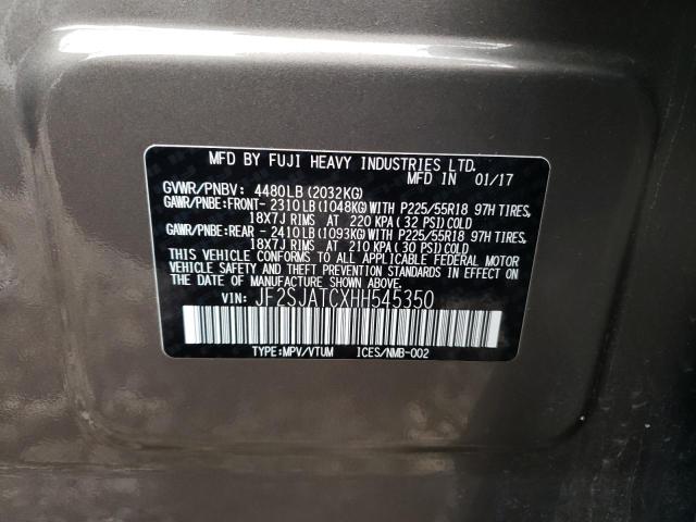 Photo 9 VIN: JF2SJATCXHH545350 - SUBARU FORESTER 2 