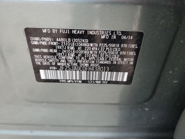 Photo 12 VIN: JF2SJAUC0FH438013 - SUBARU FORESTER 2 