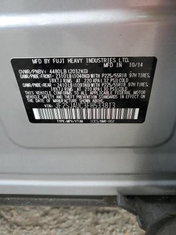 Photo 11 VIN: JF2SJAUC3FH533813 - SUBARU FORESTER 