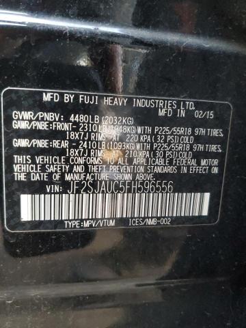 Photo 9 VIN: JF2SJAUC5FH596556 - SUBARU FORESTER 