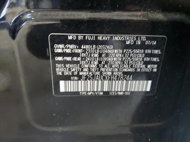 Photo 12 VIN: JF2SJAUCXFH478244 - SUBARU FORESTER 