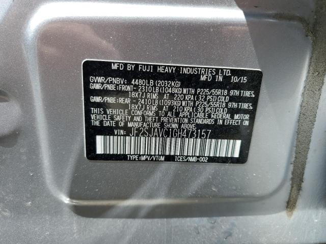 Photo 12 VIN: JF2SJAVC1GH473157 - SUBARU FORESTER 2 