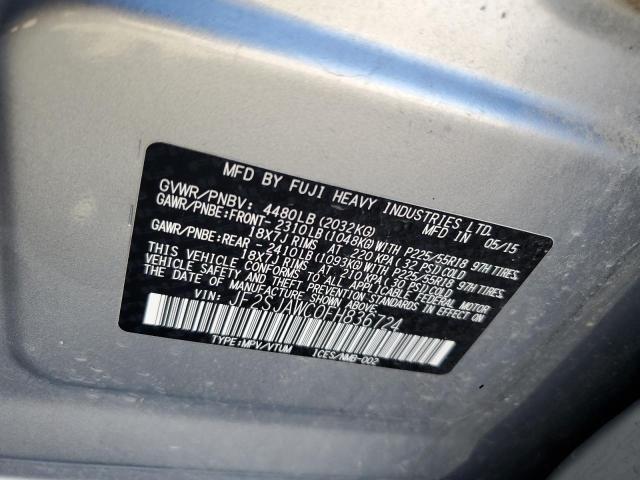 Photo 11 VIN: JF2SJAWC0FH836724 - SUBARU FORESTER 2 