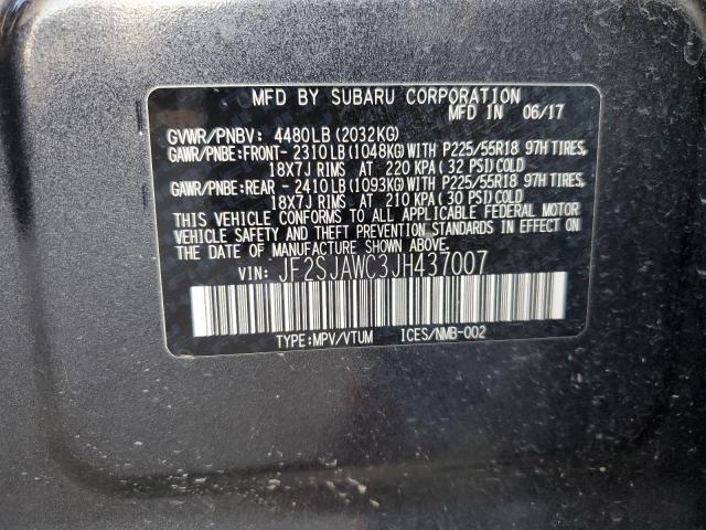 Photo 13 VIN: JF2SJAWC3JH437007 - SUBARU FORESTER 2 