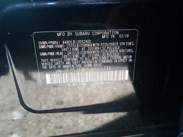 Photo 9 VIN: JF2SJAWC5JH555771 - SUBARU FORESTER 2 