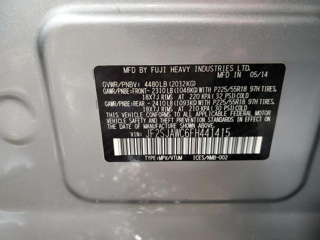 Photo 11 VIN: JF2SJAWC6FH441415 - SUBARU FORESTER 