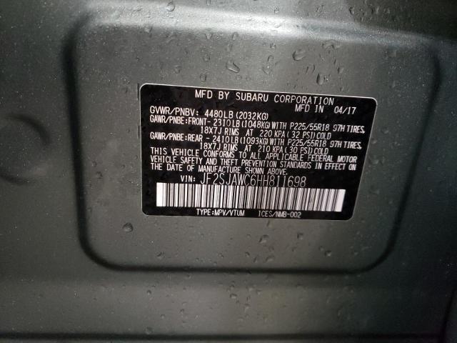 Photo 12 VIN: JF2SJAWC6HH811698 - SUBARU FORESTER 2 