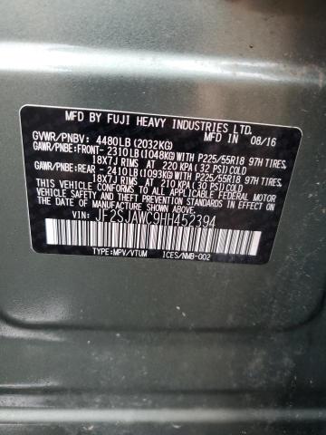 Photo 13 VIN: JF2SJAWC9HH452394 - SUBARU FORESTER 