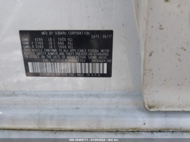 Photo 8 VIN: JF2SJAWC9HH558151 - SUBARU FORESTER 