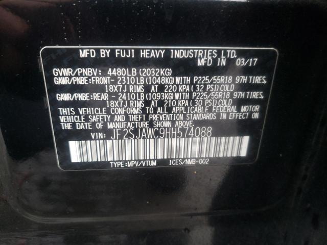 Photo 12 VIN: JF2SJAWC9HH574088 - SUBARU FORESTER 