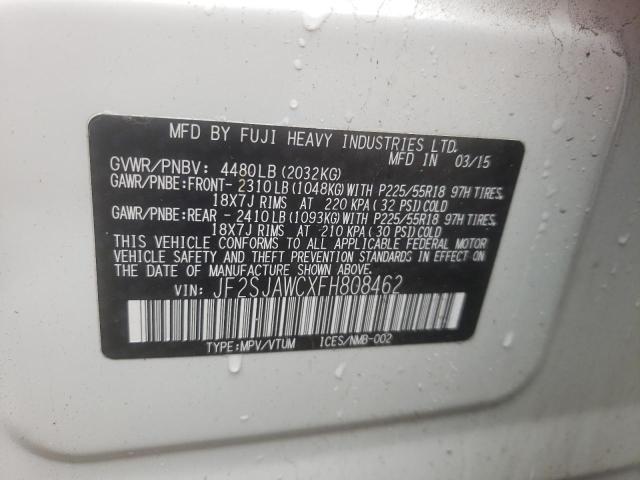 Photo 11 VIN: JF2SJAWCXFH808462 - SUBARU FORESTER 