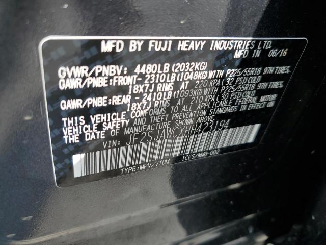 Photo 12 VIN: JF2SJAWCXHH423194 - SUBARU FORESTER 2 