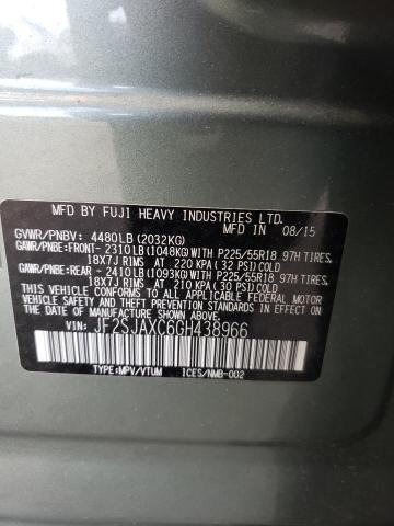 Photo 12 VIN: JF2SJAXC6GH438966 - SUBARU FORESTER 2 