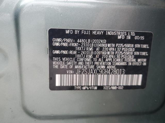 Photo 12 VIN: JF2SJAXC9GH428013 - SUBARU FORESTER 2 