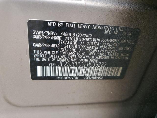 Photo 13 VIN: JF2SJCHC2FH539222 - SUBARU FORESTER 2 