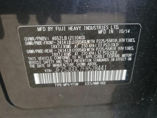 Photo 12 VIN: JF2SJGDC7FH528441 - SUBARU FORESTER 2 