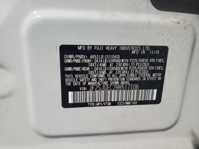 Photo 9 VIN: JF2SJGEC2HH517106 - SUBARU FORESTER 2 