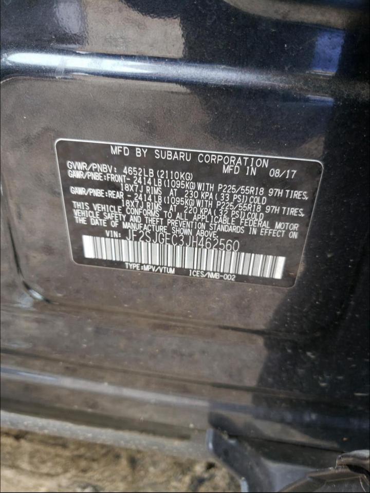 Photo 9 VIN: JF2SJGEC3JH462560 - SUBARU FORESTER 2 