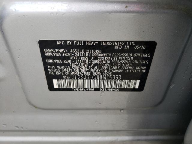 Photo 9 VIN: JF2SJGEC8HH405393 - SUBARU FORESTER 2 