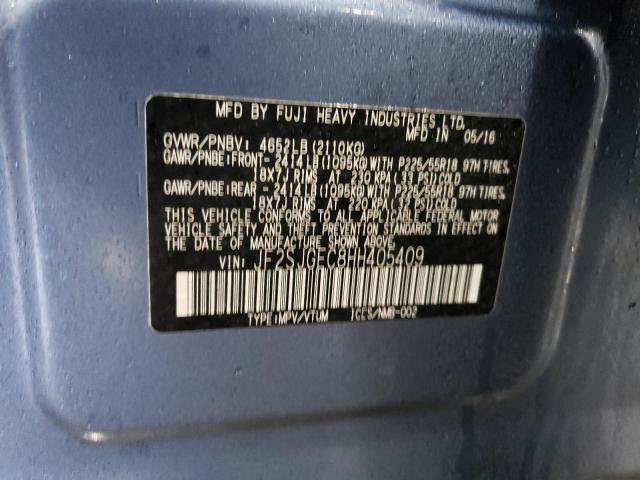 Photo 12 VIN: JF2SJGEC8HH405409 - SUBARU FORESTER 2 