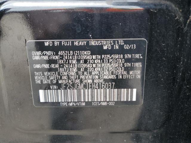 Photo 12 VIN: JF2SJGMC1EH416037 - SUBARU FORESTER 