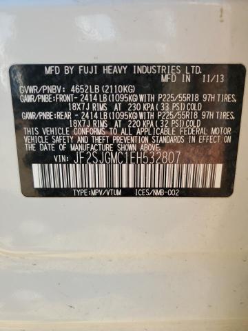 Photo 11 VIN: JF2SJGMC1EH532807 - SUBARU FORESTER 