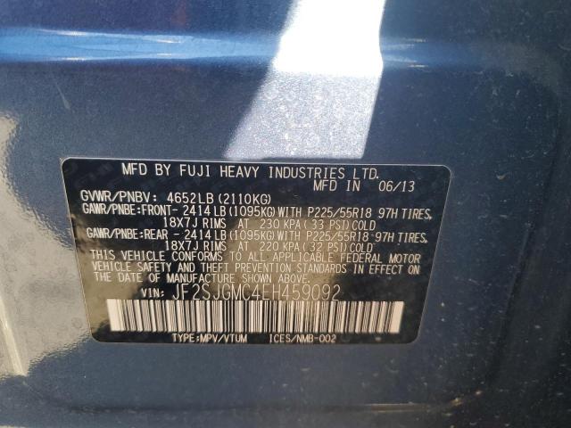 Photo 12 VIN: JF2SJGMC4EH459092 - SUBARU FORESTER 2 