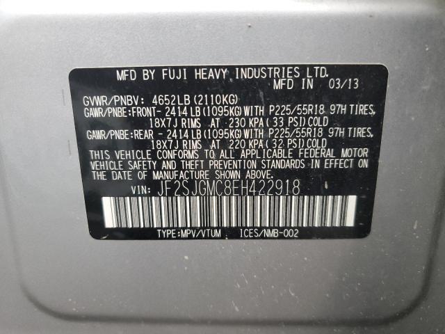 Photo 12 VIN: JF2SJGMC8EH422918 - SUBARU FORESTER 