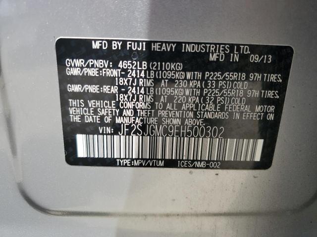 Photo 9 VIN: JF2SJGMC9EH500302 - SUBARU FORESTER 2 