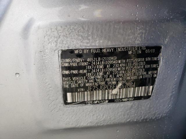 Photo 11 VIN: JF2SJGPC6EH467884 - SUBARU FORESTER 2 