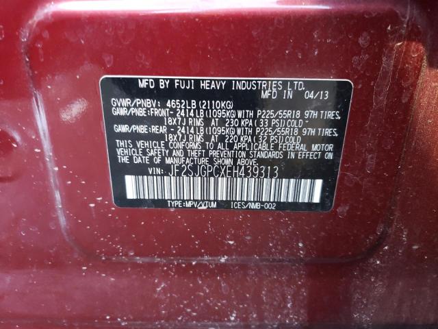 Photo 12 VIN: JF2SJGPCXEH439313 - SUBARU FORESTER 2 