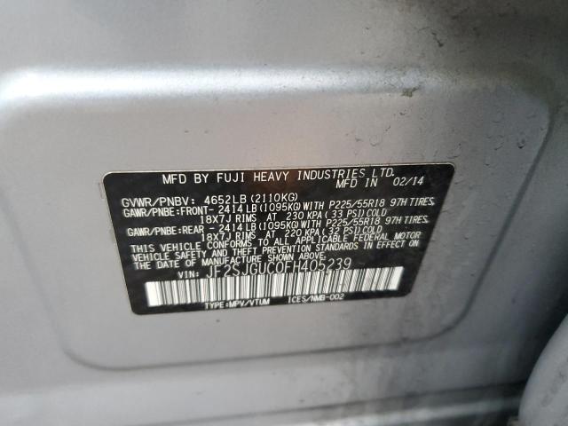 Photo 12 VIN: JF2SJGUC0FH405239 - SUBARU FORESTER 2 