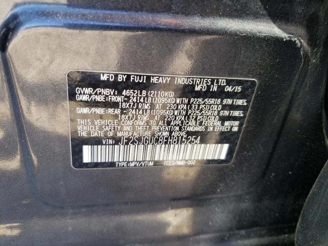 Photo 11 VIN: JF2SJGUC8FH815254 - SUBARU FORESTER 