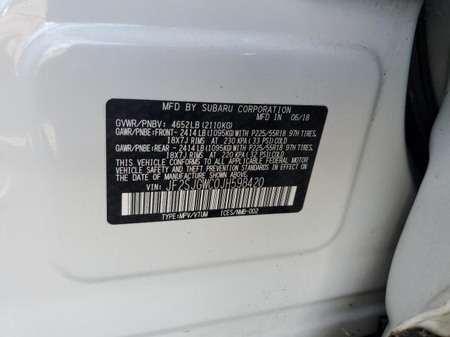 Photo 12 VIN: JF2SJGWC0JH598420 - SUBARU FORESTER 2 