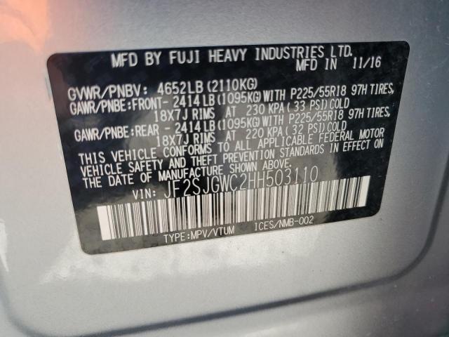 Photo 11 VIN: JF2SJGWC2HH503110 - SUBARU FORESTER 2 