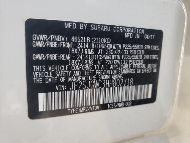 Photo 13 VIN: JF2SJGWC3HH802718 - SUBARU FORESTER 