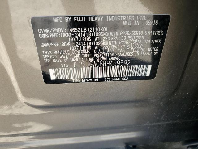 Photo 12 VIN: JF2SJGWC6HH469592 - SUBARU FORESTER 