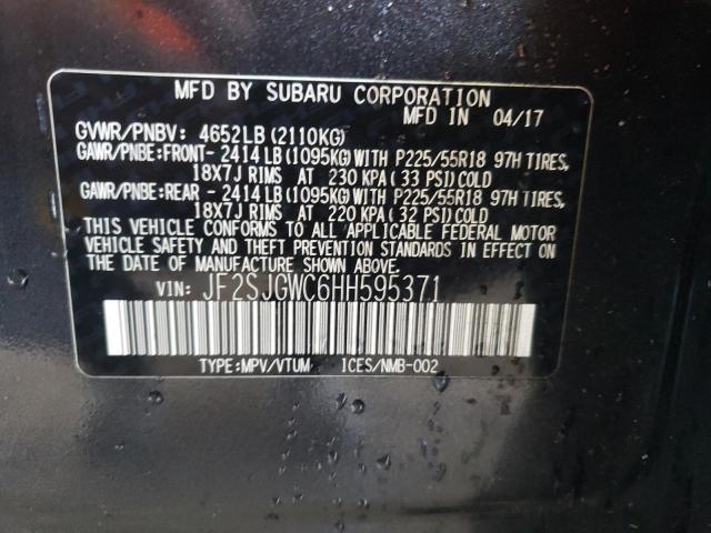 Photo 12 VIN: JF2SJGWC6HH595371 - SUBARU FORESTER 2 