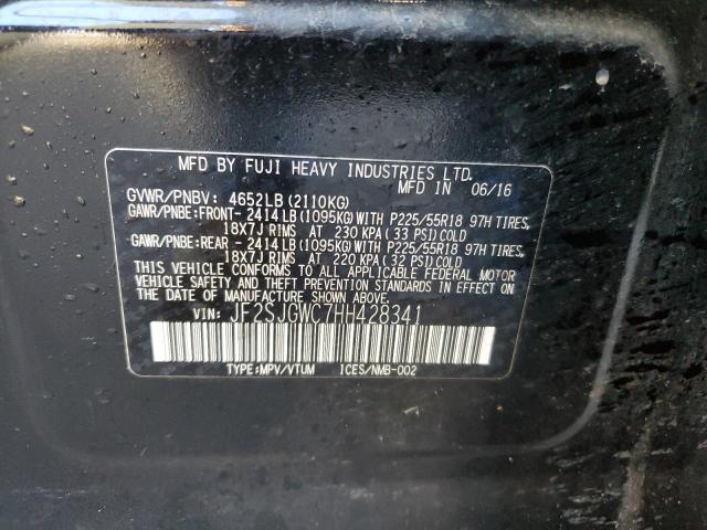 Photo 11 VIN: JF2SJGWC7HH428341 - SUBARU FORESTER 