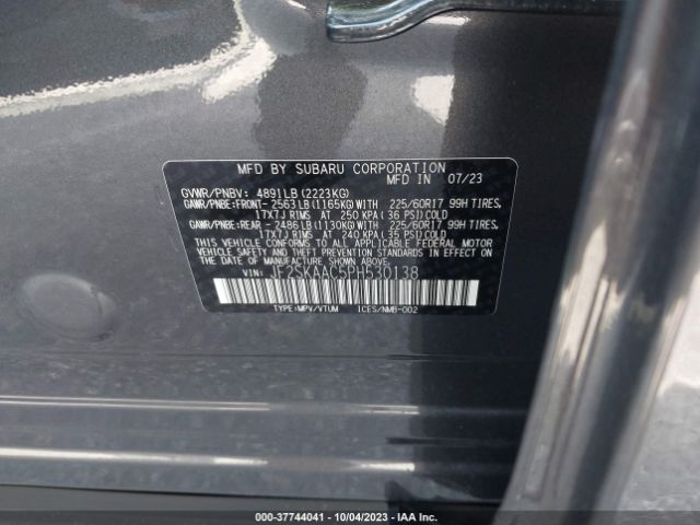 Photo 8 VIN: JF2SKAAC5PH530138 - SUBARU FORESTER 