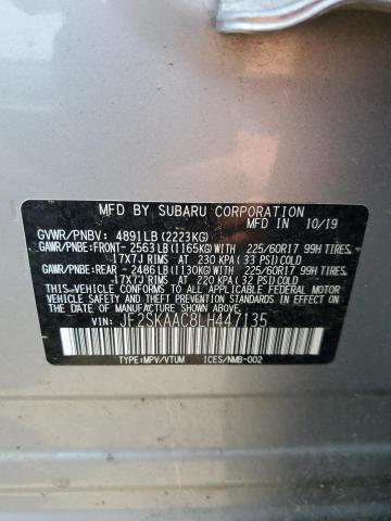 Photo 12 VIN: JF2SKAAC8LH447135 - SUBARU FORESTER 