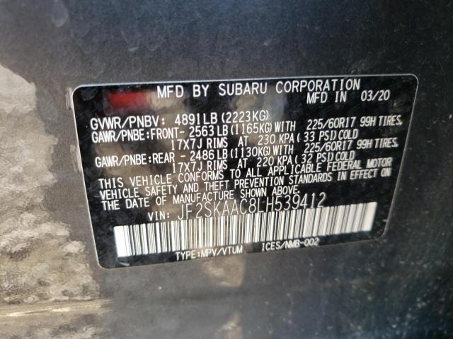 Photo 13 VIN: JF2SKAAC8LH539412 - SUBARU FORESTER 