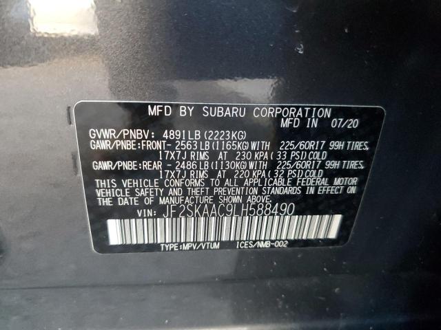 Photo 11 VIN: JF2SKAAC9LH588490 - SUBARU FORESTER 